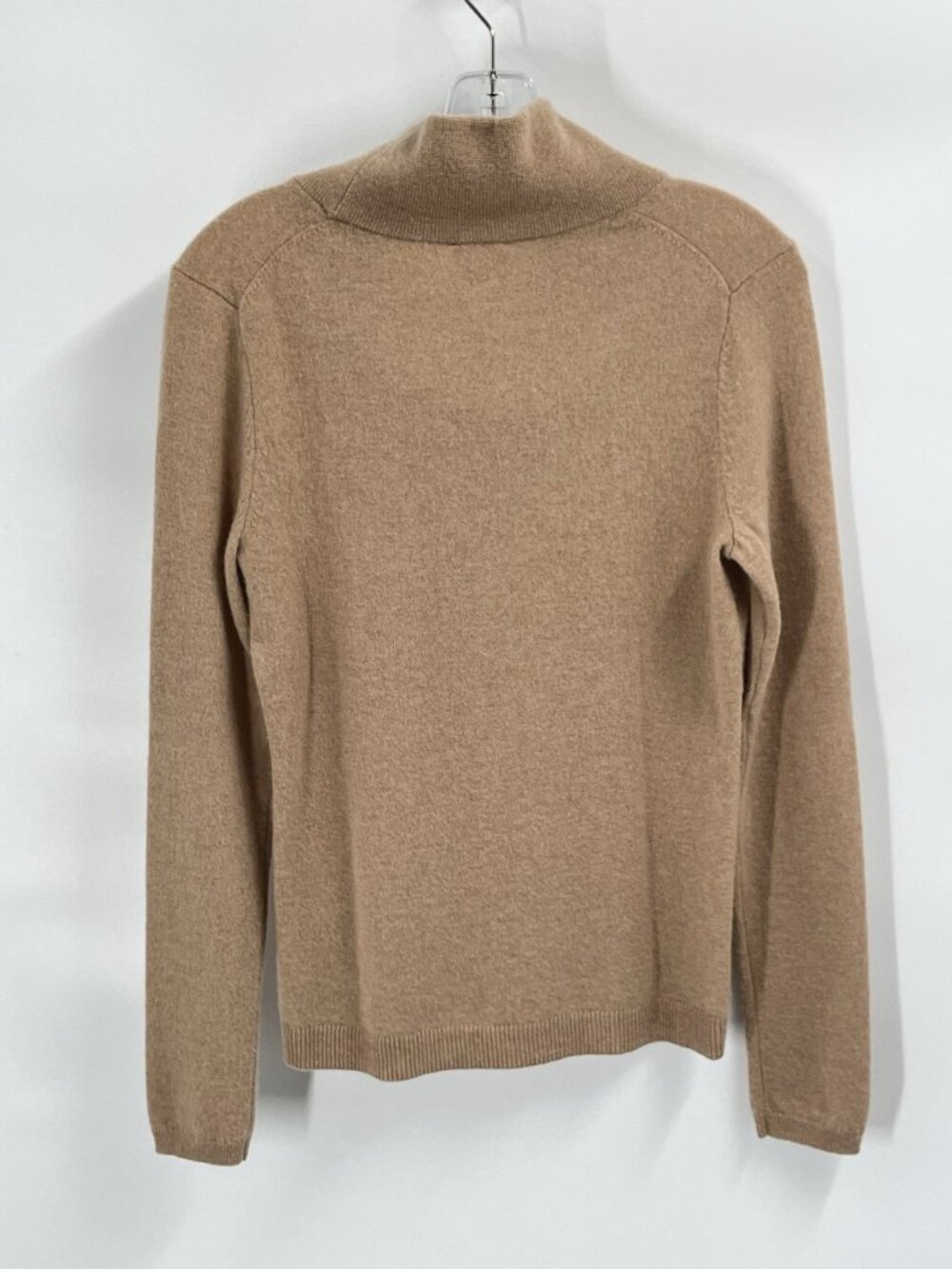 Talbots 100% Cashmere Camel Roll Neck Sweater Quiet Luxury Old Money Sz S - Picture 5 of 5